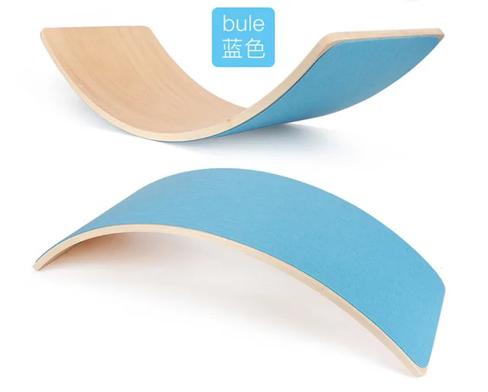 High Quality Child Wooden Balance Board Body Wobble Balance Workout Twist Training Equipment Children'S Balance Seesaw Toys