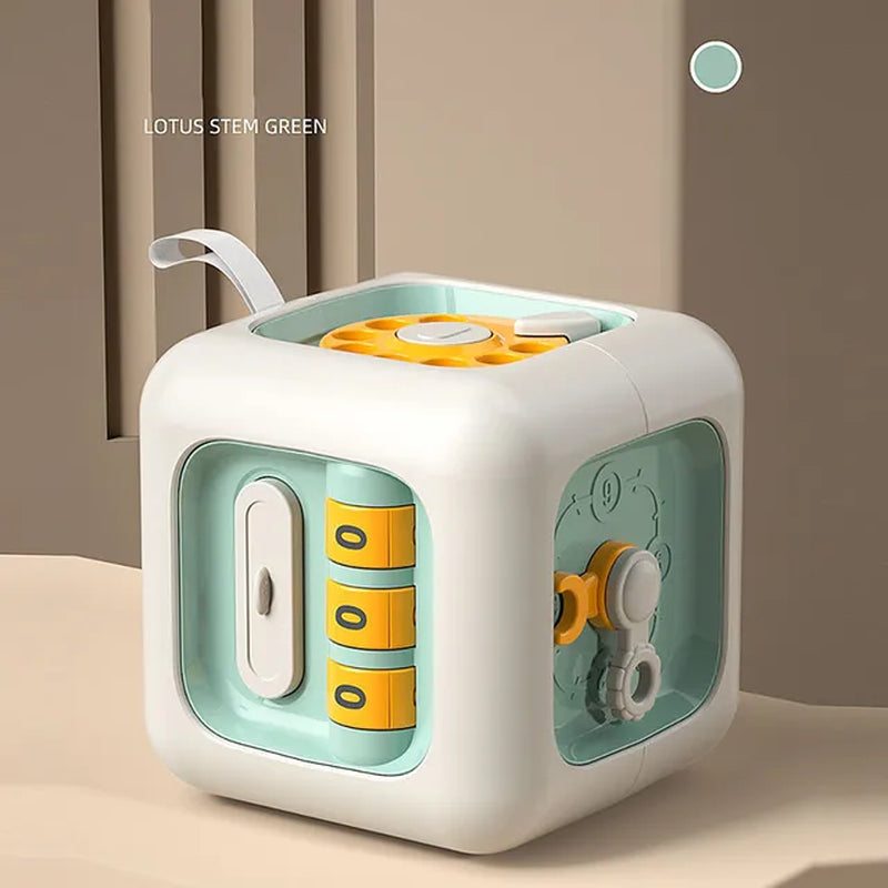 6 in 1 Multipurpose Busy Cube For Toddler 